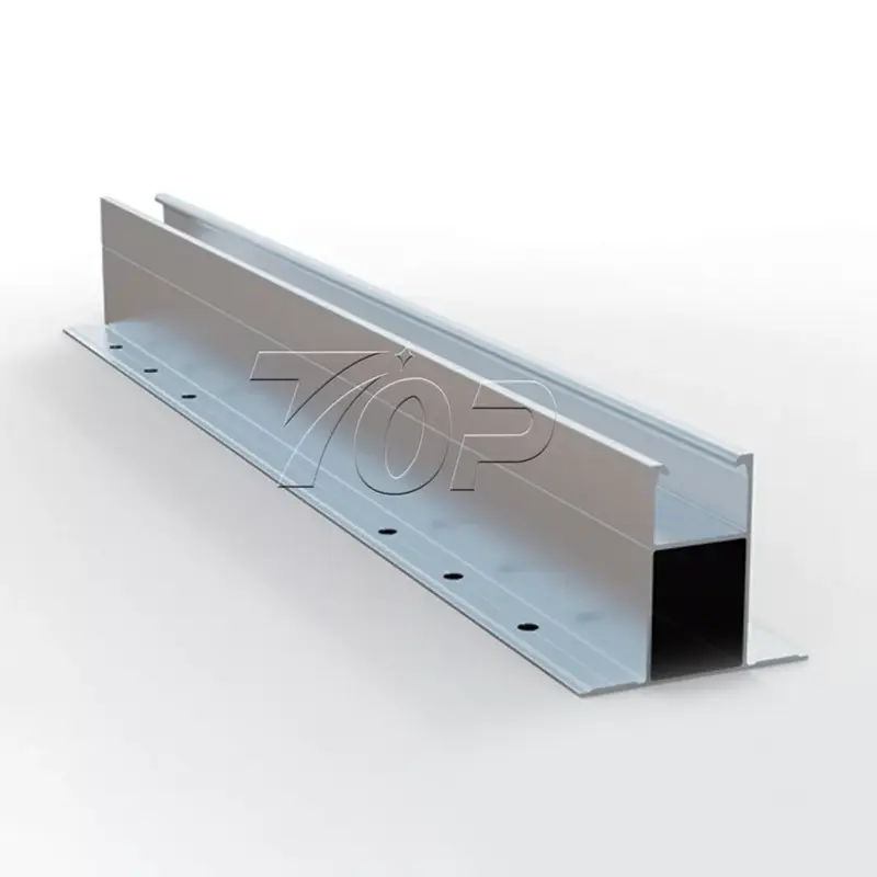 Система MinIrail для трапеции на металлической крыше солнечной